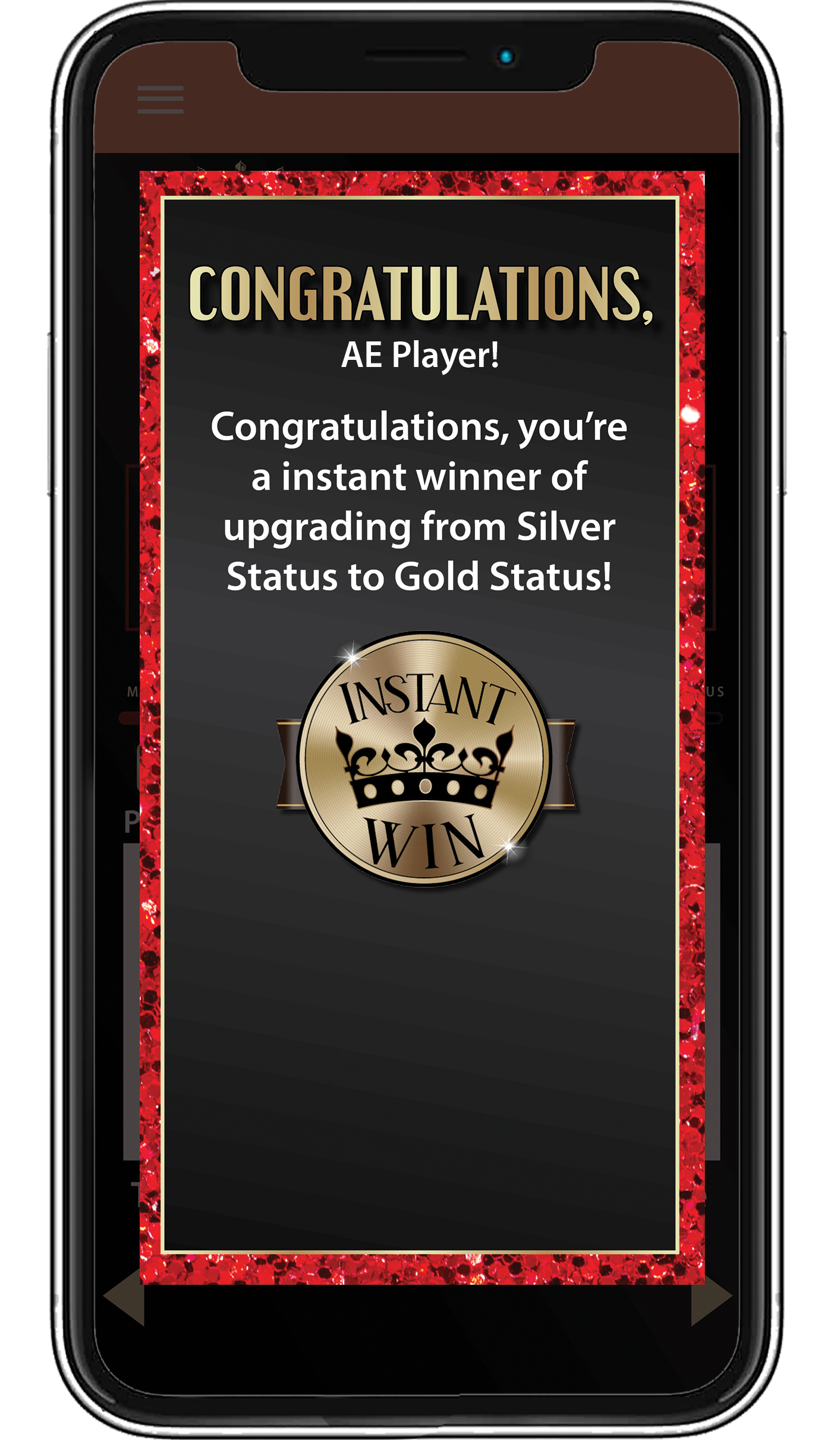 AEPlayer-Rewards-App_Congrats-Screen