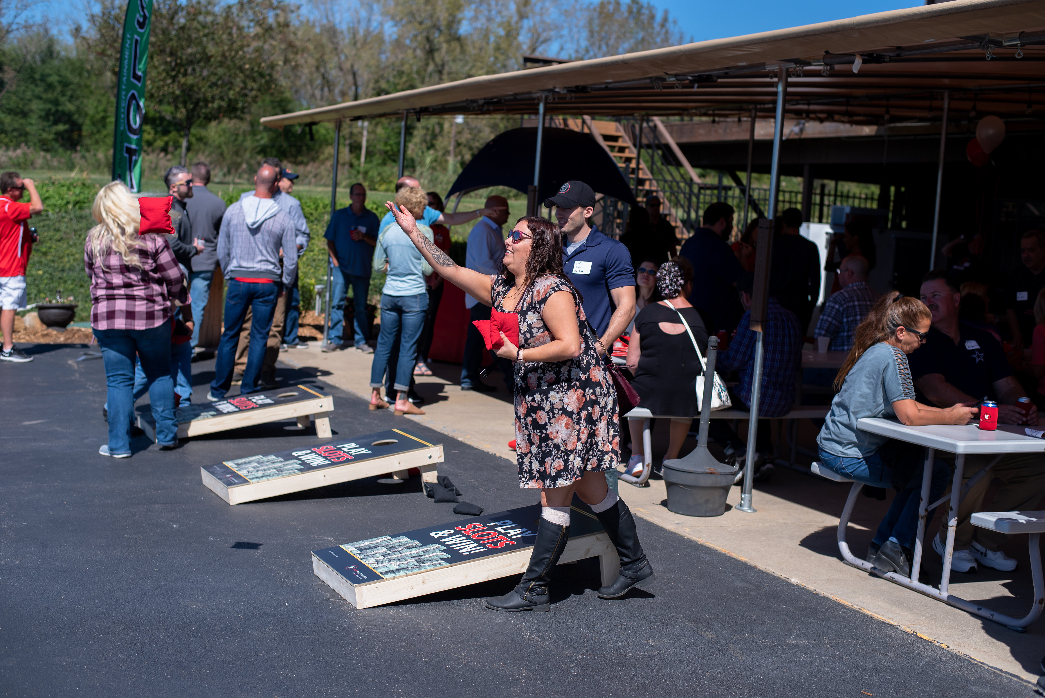 Summer Sweepstakes Corn Hole Players